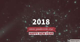 Happy new year 2018 sample greetings for idea generational  purpose 