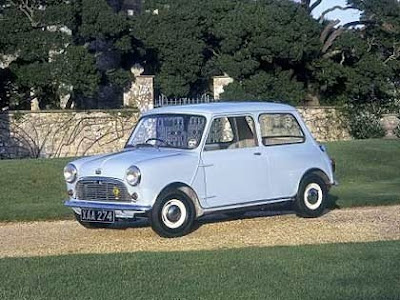 The Mini is a small car that was produced by the British Motor Corporation 
