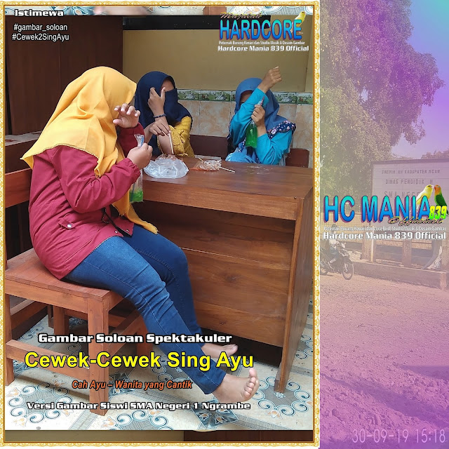Gambar Soloan Spektakuler – Gambar Siswa-Siswi SMA Negeri 1 Ngrambe – Buku Album Gambar Soloan Edisi  7.1