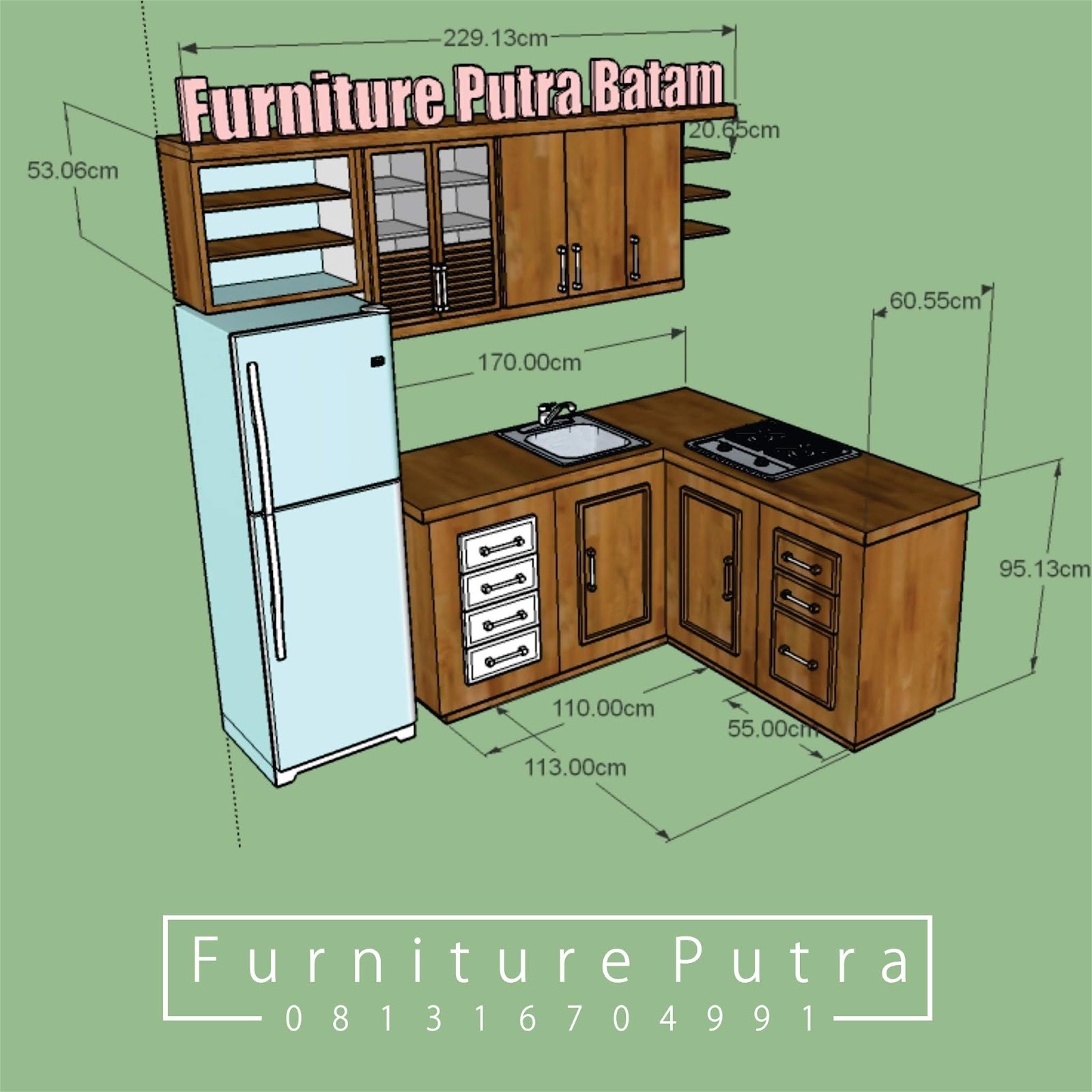 Kitchen Set di Batam Furniture Putra Batam 081316704991