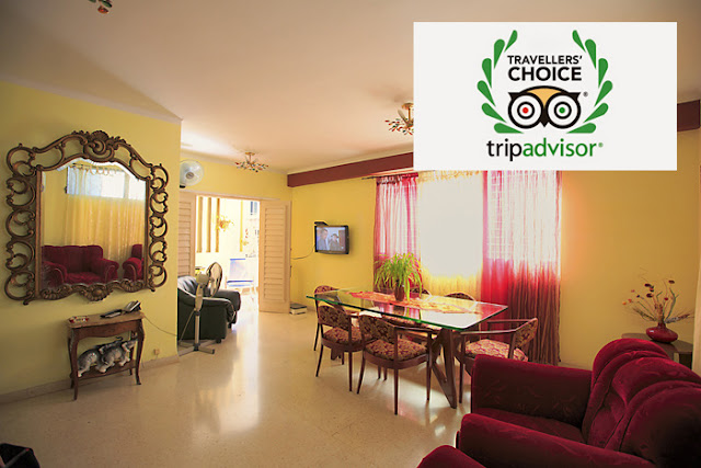 Casa Maura Habana Vieja ganó el premio Travellers' Choice 2017, estamos entre las 25 B&B del Caribe.