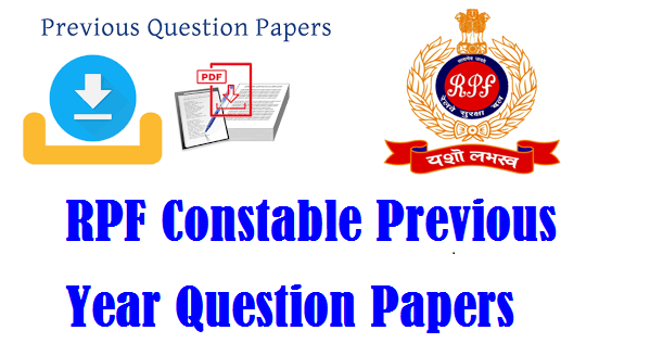 RPF Constable Question Paper