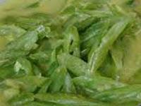 RESEP MASAKAN INDONESIA SAYUR BUNCIS SANTAN SEDAP, LEZAT