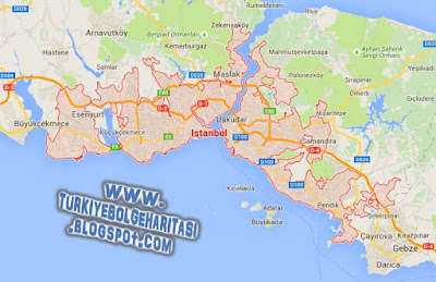 İstanbul Bölgesi Haritası Şehir