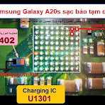 Samsung Galaxy A20s A207 sạc báo tạm dừng