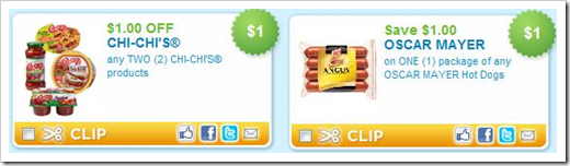 Oscar Mayer and Chi-chi 1 dollar off printable coupon