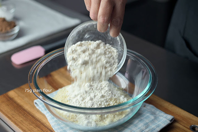 Add plain flour