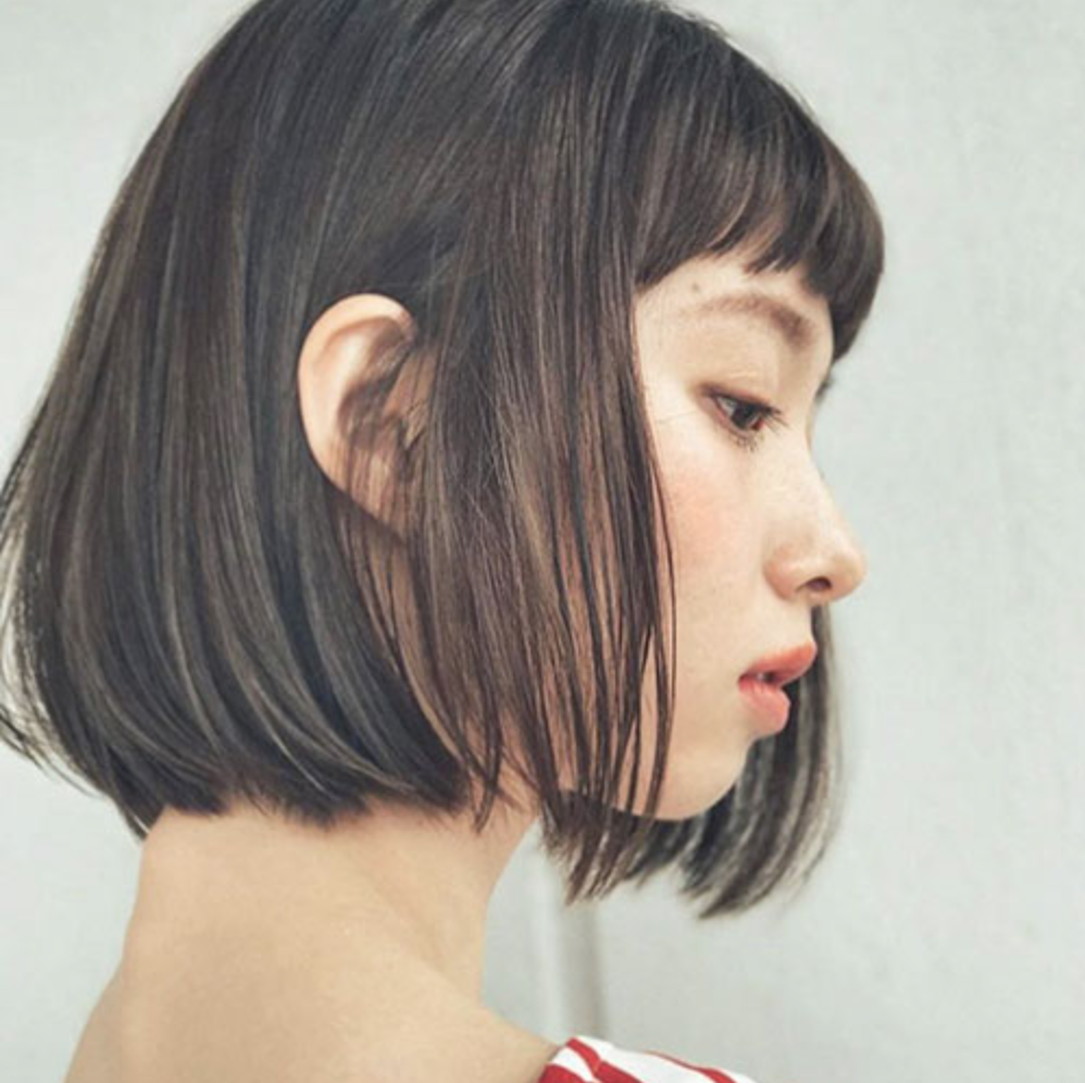 short haircut with bangs 2023