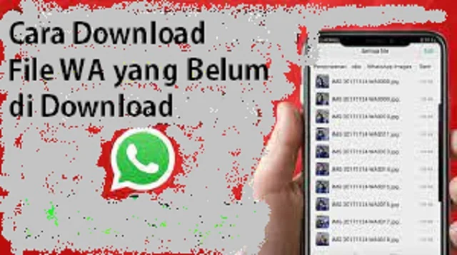 Cara Download File WA yang Belum di Download