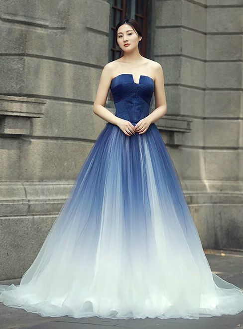 Blue Ombre Wedding Dress: 11 Perfect Blue Ombre Wedding Dress For Your ...
