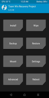 mode Twrp recovery