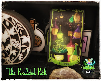 The 10 of Potions card from Disney's Hocus Pocus Tarot.