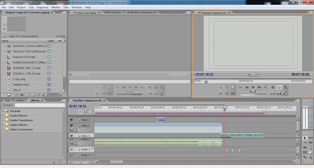 Screenshot Adobe Premiere Pro