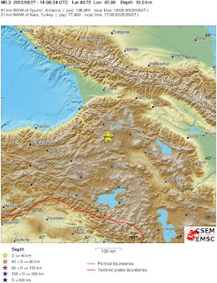 Cutremur moderat cu magnitudinea de 5,3 grade in Estul Turciei