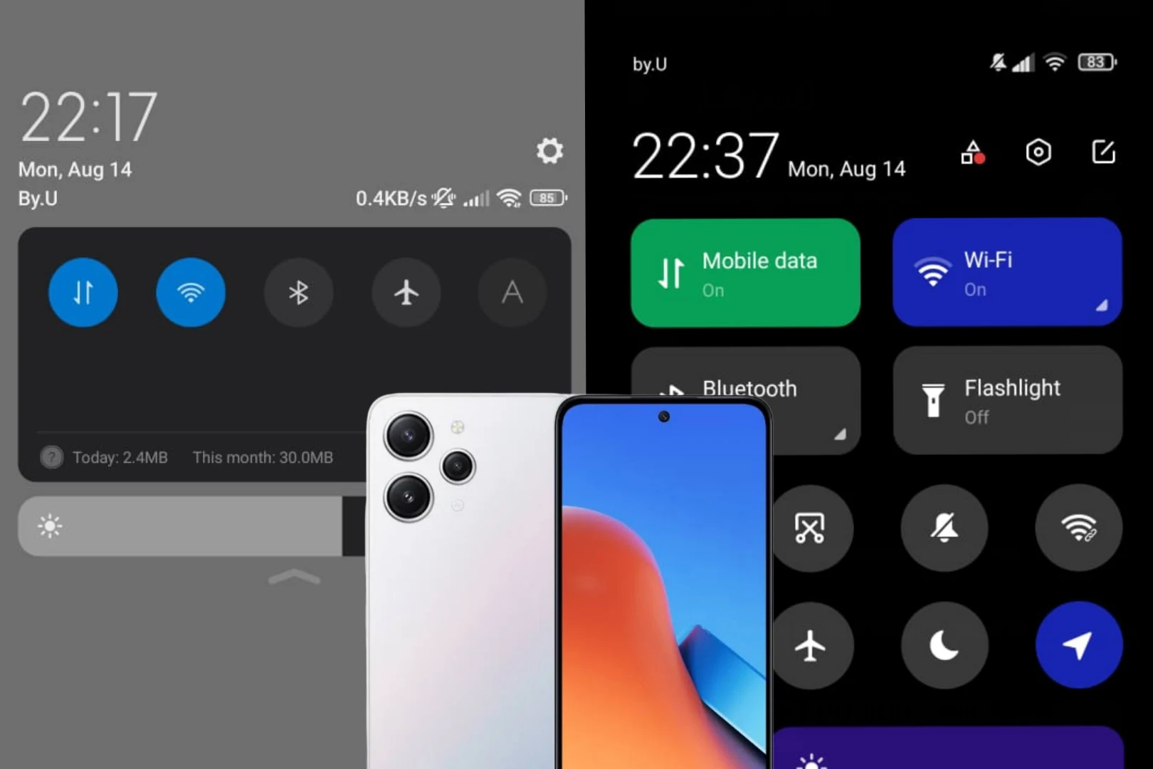 Cara Merubah Control Center MIUI 14 di Redmi 12