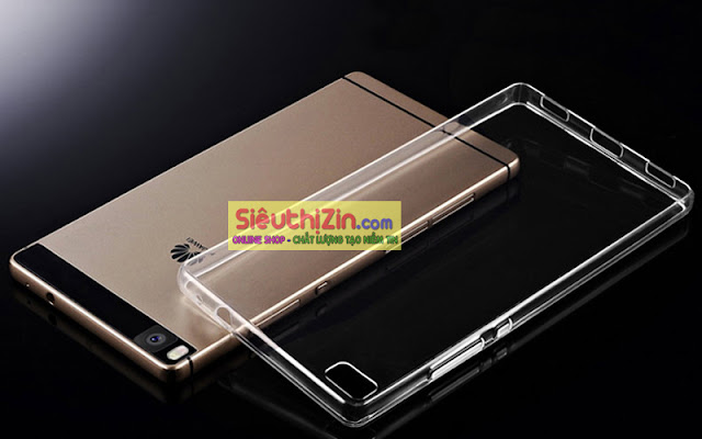 Ốp lưng Huawei P8 silicone trong suôt