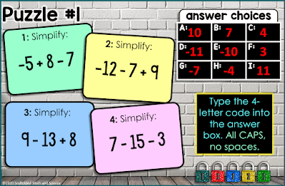 Scaffolded Math and Science: Digital Math Escape Rooms