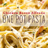 One-Pot Chicken Bacon Alfredo Pasta
