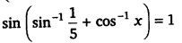 Solutions Class 12 गणित-I Chapter-2 (प्रतिलोम त्रिकोणमितीय फलन)