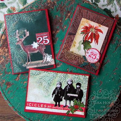 Lisa Hoel for The Funkie Junkie Boutique - Product Focus on Tim Holtz 2022 Christmas stamps!  #creativejuicefreshsqueezed #tim_holtz #thefunkiejunkieboutique