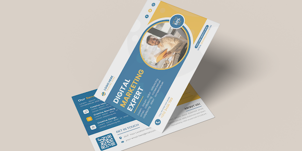 Postcard Design Template.