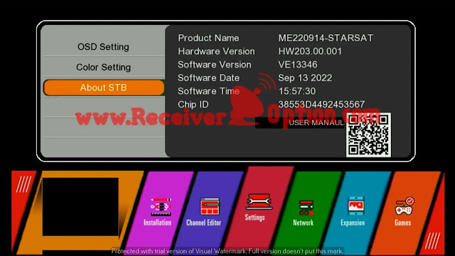 STARSAT GX6605S U38 VE13346 NEW UPDATE 13 SEPTEMBER 2022