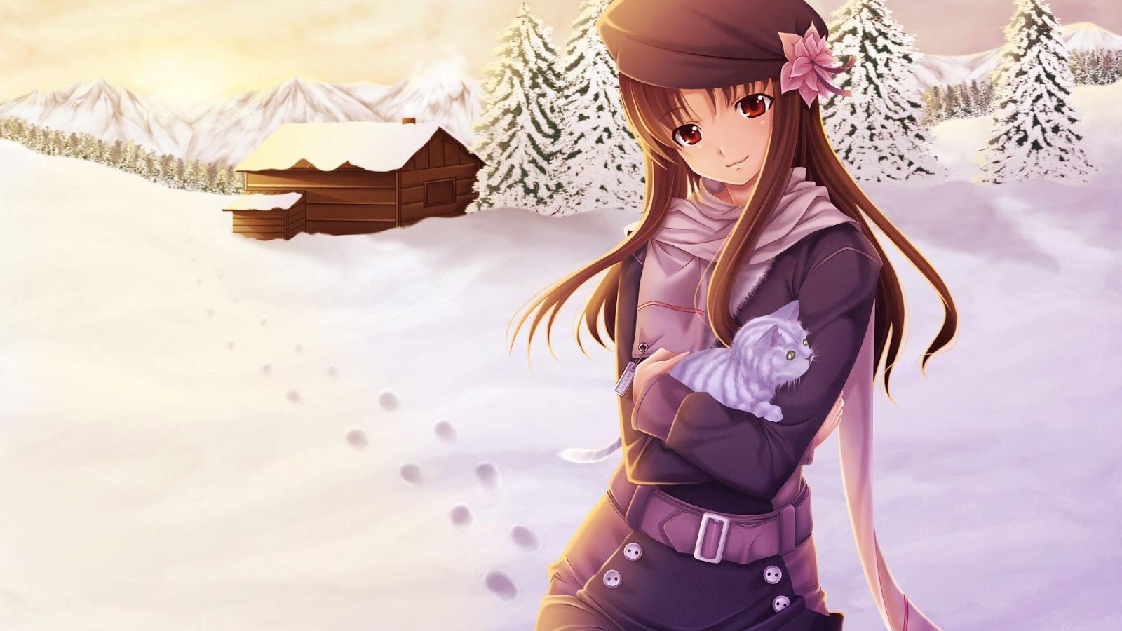 Winter Anime Girl