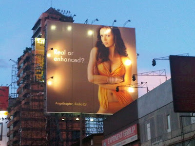 Angelicopter's billboard on EDSA