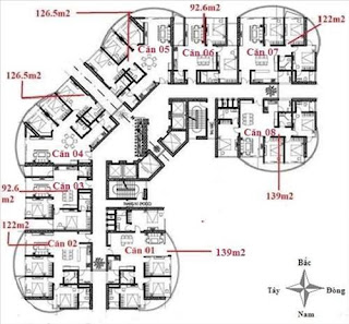 Chung cư ngoại giao đoàn N01T8 diện tích rộng rãi