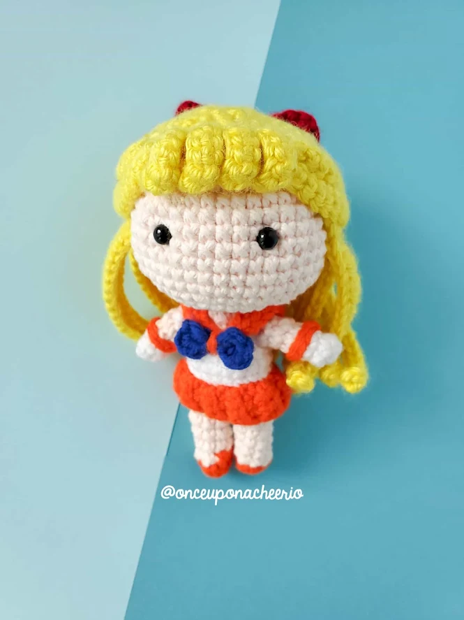 Sailor Venus Amigurumi Crochet Anime Doll Pattern FREE