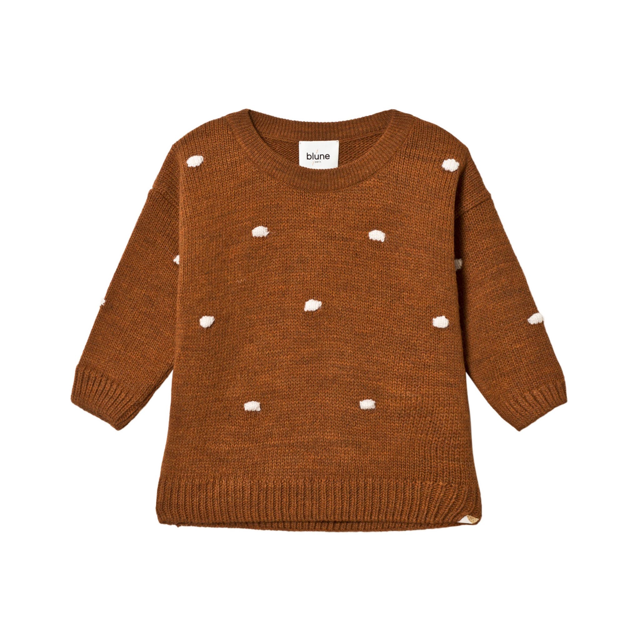 Kids Brown Polka Dot Jumper from Blune