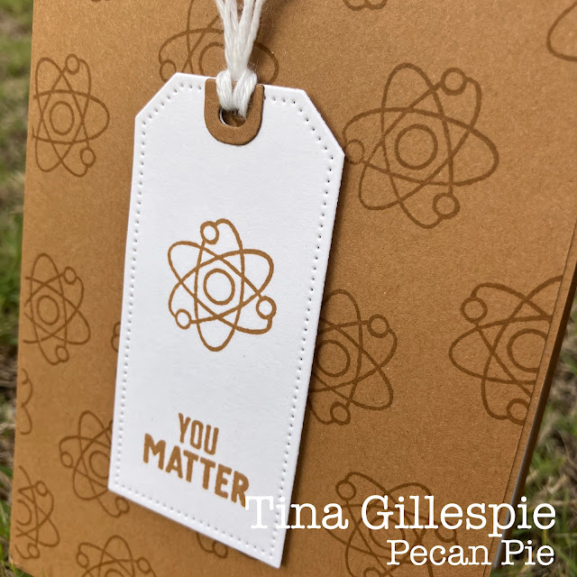 scissorspapercard, Colour Creations, Stampin' Up!, It's A Science, Tailor Made Tags Dies