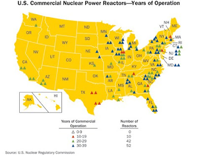 USA : 104 nuclear power reactors - Energie nucléaire aux Etats-Unis : 104 réacteurs nucléaires en service - Electricité nucléaire en Amérique - USA nuclear power : power plants - Terre Natale, le blog du Développement durable, par Thierry Follain, web rédacteur, 06 87 29 38 73