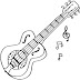 Gambar Mewarnai Alat Musik