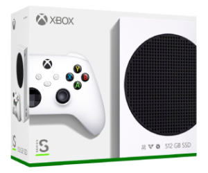 Microsoft Xbox Series S 512 GB All-Digital Console (Disc-Free Gaming) White