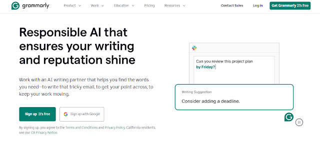 Grammarly Free AI Tool For Daily Use
