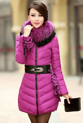 fashionable fur jacket