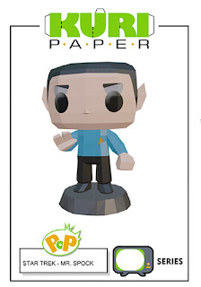 Kuri Paper - Funko Pop Mr Spock Papercraft