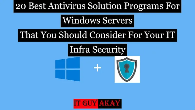 best antivirus programs for windows server