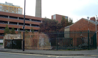 Donegall Road, Belfast - bonfire site