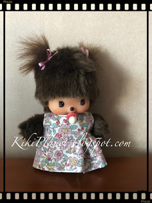 kiki monchhichi bebichhichi handmade robe fait main vêtement poupée couture