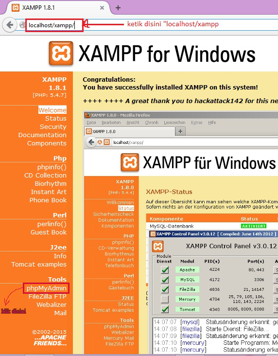 Cara Membuat DataBase MySql di phpMyAdmin ~ JONCODE