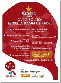 10ª Prueba Circuito Estrella Damm en Open Club Indoor Padel Training 17-25 noviembre.