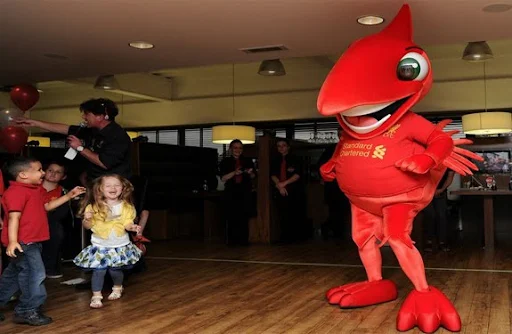 Here's Liverpool's new mascot people, a thing they're calling Mighty Red