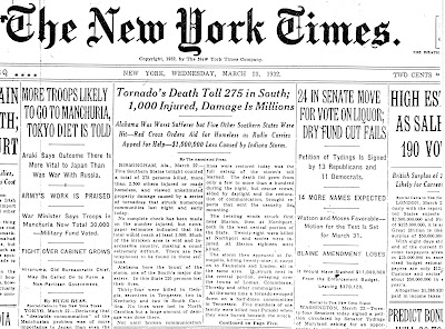 Times on New York Times  March 23  1932