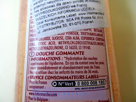 peelingujący żel Labell Douche Gummante pod prysznic intermarche