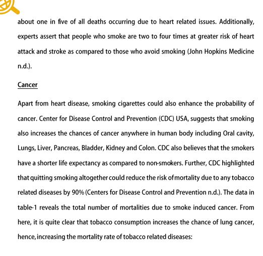 Health implications of smoking in Pakistan