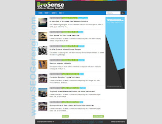 BroSense Adsense Blogger Template