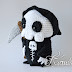 Little Grim Reaper - cute Halloween pattern