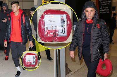 Manchester United's club branded biking pillows are the a lot of avant-garde football affair you'll see today
